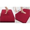 image:imageSmiry Memory Foam Bath Mat Set 24x16 30x20 Super Soft Absorbent Bathroom Rugs Non Slip Bath Rug Runner for Bathroom Floors Burgundy