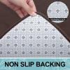 image:imageSmiry Memory Foam Bath Mat Set 24x16 and 30x20 Brown Super Soft Absorbent Bathroom Rugs Non Slip Bath Rug Runner for Shower Bathroom Floors