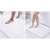 image:imageSmiry Luxury Chenille Bath Rug Set 2 Piece Extra Soft and Absorbent Shaggy Bathroom Mat Rugs Machine Washable NonSlip Plush Carpet Runner for Tub Shower and Bath Room24x1636x24White