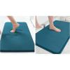 image:imageSmiry Memory Foam Bath Mat Set 24x16 30x20 Super Soft Absorbent Bathroom Rugs Non Slip Bath Rug Runner for Bathroom Floors Peacock Blue