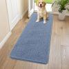 image:imageSmiry Dog Door Mat for Muddy Paws 59x24 Absorbs Moisture and Dirt Doormat NonSlip Washable Quick Dry Chenille Front Door Mat Indoor Entrance Entryway Carpet for Inside Floor CamelAiry Blue