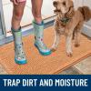 image:imageSmiry Dog Door Mat for Muddy Paws 59x24 Absorbs Moisture and Dirt Doormat NonSlip Washable Quick Dry Chenille Front Door Mat Indoor Entrance Entryway Carpet for Inside Floor CamelOrange