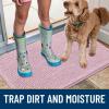 image:imageSmiry Dog Door Mat for Muddy Paws 59x24 Absorbs Moisture and Dirt Doormat NonSlip Washable Quick Dry Chenille Front Door Mat Indoor Entrance Entryway Carpet for Inside Floor CamelDusty Rose