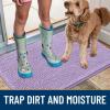 image:imageSmiry Dog Door Mat for Muddy Paws 59x24 Absorbs Moisture and Dirt Doormat NonSlip Washable Quick Dry Chenille Front Door Mat Indoor Entrance Entryway Carpet for Inside Floor CamelLavender