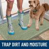 image:imageSmiry Dog Door Mat for Muddy Paws 59x24 Absorbs Moisture and Dirt Doormat NonSlip Washable Quick Dry Chenille Front Door Mat Indoor Entrance Entryway Carpet for Inside Floor CamelSage Green