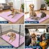 image:imageSmiry Dog Door Mat for Muddy Paws 59x24 Absorbs Moisture and Dirt Doormat NonSlip Washable Quick Dry Chenille Front Door Mat Indoor Entrance Entryway Carpet for Inside Floor CamelPink