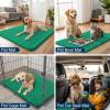 image:imageSmiry Dog Door Mat for Muddy Paws 59x24 Absorbs Moisture and Dirt Doormat NonSlip Washable Quick Dry Chenille Front Door Mat Indoor Entrance Entryway Carpet for Inside Floor CamelEmerald Green