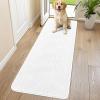 image:imageSmiry Dog Door Mat for Muddy Paws 59x24 Absorbs Moisture and Dirt Doormat NonSlip Washable Quick Dry Chenille Front Door Mat Indoor Entrance Entryway Carpet for Inside Floor CamelWhite