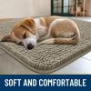 image:imageSmiry Dog Door Mat for Muddy Paws 59x24 Absorbs Moisture and Dirt Doormat NonSlip Washable Quick Dry Chenille Front Door Mat Indoor Entrance Entryway Carpet for Inside Floor CamelWarm Taupe