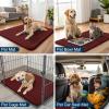 image:imageSmiry Dog Door Mat for Muddy Paws 59x24 Absorbs Moisture and Dirt Doormat NonSlip Washable Quick Dry Chenille Front Door Mat Indoor Entrance Entryway Carpet for Inside Floor CamelCaramel Russet
