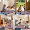 image:imageSmiry Dog Door Mat for Muddy Paws 59x24 Absorbs Moisture and Dirt Doormat NonSlip Washable Quick Dry Chenille Front Door Mat Indoor Entrance Entryway Carpet for Inside Floor CamelDeep Plum