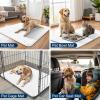 image:imageSmiry Dog Door Mat for Muddy Paws 59x24 Absorbs Moisture and Dirt Doormat NonSlip Washable Quick Dry Chenille Front Door Mat Indoor Entrance Entryway Carpet for Inside Floor CamelWhite