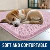 image:imageSmiry Dog Door Mat for Muddy Paws 59x24 Absorbs Moisture and Dirt Doormat NonSlip Washable Quick Dry Chenille Front Door Mat Indoor Entrance Entryway Carpet for Inside Floor CamelDusty Rose