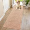 image:imageSmiry Dog Door Mat for Muddy Paws 59x24 Absorbs Moisture and Dirt Doormat NonSlip Washable Quick Dry Chenille Front Door Mat Indoor Entrance Entryway Carpet for Inside Floor CamelPeach