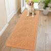 image:imageSmiry Dog Door Mat for Muddy Paws 59x24 Absorbs Moisture and Dirt Doormat NonSlip Washable Quick Dry Chenille Front Door Mat Indoor Entrance Entryway Carpet for Inside Floor CamelOrange