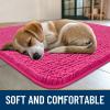image:imageSmiry Dog Door Mat for Muddy Paws 59x24 Absorbs Moisture and Dirt Doormat NonSlip Washable Quick Dry Chenille Front Door Mat Indoor Entrance Entryway Carpet for Inside Floor CamelHot Pink