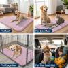 image:imageSmiry Dog Door Mat for Muddy Paws 59x24 Absorbs Moisture and Dirt Doormat NonSlip Washable Quick Dry Chenille Front Door Mat Indoor Entrance Entryway Carpet for Inside Floor CamelDusty Rose