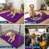 image:imageSmiry Dog Door Mat for Muddy Paws 59x24 Absorbs Moisture and Dirt Doormat NonSlip Washable Quick Dry Chenille Front Door Mat Indoor Entrance Entryway Carpet for Inside Floor CamelPurple