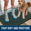 image:imageSmiry Dog Door Mat for Muddy Paws 59x24 Absorbs Moisture and Dirt Doormat NonSlip Washable Quick Dry Chenille Front Door Mat Indoor Entrance Entryway Carpet for Inside Floor CamelGreen