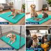 image:imageSmiry Dog Door Mat for Muddy Paws 59x24 Absorbs Moisture and Dirt Doormat NonSlip Washable Quick Dry Chenille Front Door Mat Indoor Entrance Entryway Carpet for Inside Floor CamelTeal
