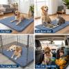 image:imageSmiry Dog Door Mat for Muddy Paws 59x24 Absorbs Moisture and Dirt Doormat NonSlip Washable Quick Dry Chenille Front Door Mat Indoor Entrance Entryway Carpet for Inside Floor CamelAiry Blue