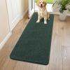 image:imageSmiry Dog Door Mat for Muddy Paws 59x24 Absorbs Moisture and Dirt Doormat NonSlip Washable Quick Dry Chenille Front Door Mat Indoor Entrance Entryway Carpet for Inside Floor CamelGreen