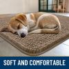 image:imageSmiry Dog Door Mat for Muddy Paws 59x24 Absorbs Moisture and Dirt Doormat NonSlip Washable Quick Dry Chenille Front Door Mat Indoor Entrance Entryway Carpet for Inside Floor CamelCamel