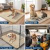 image:imageSmiry Dog Door Mat for Muddy Paws 59x24 Absorbs Moisture and Dirt Doormat NonSlip Washable Quick Dry Chenille Front Door Mat Indoor Entrance Entryway Carpet for Inside Floor CamelBeige