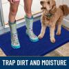 image:imageSmiry Dog Door Mat for Muddy Paws 59x24 Absorbs Moisture and Dirt Doormat NonSlip Washable Quick Dry Chenille Front Door Mat Indoor Entrance Entryway Carpet for Inside Floor CamelRoyal Blue
