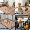 image:imageSmiry Dog Door Mat for Muddy Paws 59x24 Absorbs Moisture and Dirt Doormat NonSlip Washable Quick Dry Chenille Front Door Mat Indoor Entrance Entryway Carpet for Inside Floor CamelPeach