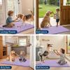 image:imageSmiry Dog Door Mat for Muddy Paws 59x24 Absorbs Moisture and Dirt Doormat NonSlip Washable Quick Dry Chenille Front Door Mat Indoor Entrance Entryway Carpet for Inside Floor CamelLavender