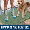 image:imageSmiry Dog Door Mat for Muddy Paws 59x24 Absorbs Moisture and Dirt Doormat NonSlip Washable Quick Dry Chenille Front Door Mat Indoor Entrance Entryway Carpet for Inside Floor CamelOlive Green