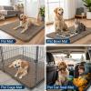 image:imageSmiry Dog Door Mat for Muddy Paws 59x24 Absorbs Moisture and Dirt Doormat NonSlip Washable Quick Dry Chenille Front Door Mat Indoor Entrance Entryway Carpet for Inside Floor CamelCamel