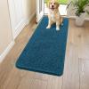 image:imageSmiry Dog Door Mat for Muddy Paws 59x24 Absorbs Moisture and Dirt Doormat NonSlip Washable Quick Dry Chenille Front Door Mat Indoor Entrance Entryway Carpet for Inside Floor CamelAtlantic Blue