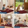 image:imageSmiry Dog Door Mat for Muddy Paws 59x24 Absorbs Moisture and Dirt Doormat NonSlip Washable Quick Dry Chenille Front Door Mat Indoor Entrance Entryway Carpet for Inside Floor CamelCaramel Russet