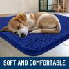 image:imageSmiry Dog Door Mat for Muddy Paws 59x24 Absorbs Moisture and Dirt Doormat NonSlip Washable Quick Dry Chenille Front Door Mat Indoor Entrance Entryway Carpet for Inside Floor CamelRoyal Blue