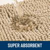 image:imageSmiry Dog Door Mat for Muddy Paws 59x24 Absorbs Moisture and Dirt Doormat NonSlip Washable Quick Dry Chenille Front Door Mat Indoor Entrance Entryway Carpet for Inside Floor CamelBeige