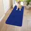 image:imageSmiry Dog Door Mat for Muddy Paws 59x24 Absorbs Moisture and Dirt Doormat NonSlip Washable Quick Dry Chenille Front Door Mat Indoor Entrance Entryway Carpet for Inside Floor CamelRoyal Blue