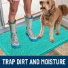 image:imageSmiry Dog Door Mat for Muddy Paws 59x24 Absorbs Moisture and Dirt Doormat NonSlip Washable Quick Dry Chenille Front Door Mat Indoor Entrance Entryway Carpet for Inside Floor CamelTeal