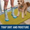 image:imageSmiry Dog Door Mat for Muddy Paws 59x24 Absorbs Moisture and Dirt Doormat NonSlip Washable Quick Dry Chenille Front Door Mat Indoor Entrance Entryway Carpet for Inside Floor CamelMustard Yellow