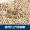 image:imageSmiry Dog Door Mat for Muddy Paws 59x24 Absorbs Moisture and Dirt Doormat NonSlip Washable Quick Dry Chenille Front Door Mat Indoor Entrance Entryway Carpet for Inside Floor CamelBeige