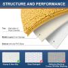 image:imageSmiry Luxury Chenille Bath Rug Set 2 Piece Extra Soft and Absorbent Shaggy Bathroom Mat Rugs Machine Washable NonSlip Plush Carpet Runner for Tub Shower and Bath Room30x2036x24Yellow