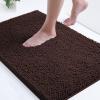 image:imageSmiry Luxury Chenille Bath Rug Set 2 Piece Extra Soft and Absorbent Shaggy Bathroom Mat Rugs Machine Washable NonSlip Plush Carpet Runner for Tub Shower and Bath Room24x1636x24Brown