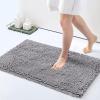 image:imageSmiry Luxury Chenille Bath Rug Set 2 Piece Extra Soft and Absorbent Shaggy Bathroom Mat Rugs Machine Washable NonSlip Plush Carpet Runner for Tub Shower and Bath Room30x2036x24Grey