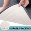 image:imageSmiry Memory Foam Bath Mat 60 x 90 cm Extra Soft NonSlip Bathroom Rug Super Absorbent Quick Dry Thick Comfortable MachineWashable Floor Mat Dark GreyDark Grey