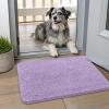 image:imageSmiry Dog Door Mat for Muddy Paws 59x24 Absorbs Moisture and Dirt Doormat NonSlip Washable Quick Dry Chenille Front Door Mat Indoor Entrance Entryway Carpet for Inside Floor CamelLavender