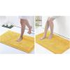 image:imageSmiry Luxury Chenille Bath Rug Set 2 Piece Extra Soft and Absorbent Shaggy Bathroom Mat Rugs Machine Washable NonSlip Plush Carpet Runner for Tub Shower and Bath Room30x2036x24Yellow