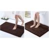 image:imageSmiry Luxury Chenille Bath Rug Set 2 Piece Extra Soft and Absorbent Shaggy Bathroom Mat Rugs Machine Washable NonSlip Plush Carpet Runner for Tub Shower and Bath Room30x2036x24Brown