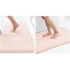 image:imageSmiry Memory Foam Bath Mat Set 24x16 36 x 24 Super Soft Absorbent Bathroom Rugs Non Slip Bath Rug Runner for Bathroom Floors Pink