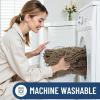 image:imageSmiry Bathroom Rugs Mat Set 2 Piece 24X16UShaped 24x20 Extra Soft Absorbent Non Slip Rubber Backing Machine Washable Quick Dry Chenille Bath Rug Set for Tub Shower and FloorCamel